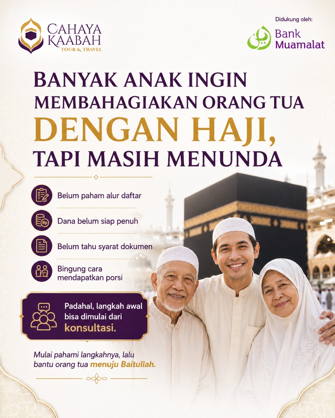 LABBAIK…Aku Datang Memenuhi Panggilan-Mu Ya Allah, Haji Plus Mabrur Tanpa Antri 26 Tahun. Seat 2027 Terbatas, Travel Umroh Haji Plus Di Cibubur Kota Wisata