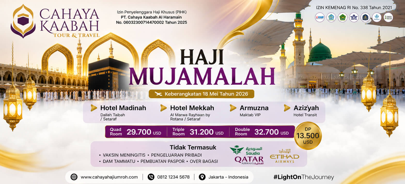 Biaya Haji Mujamalah 2026: Estimasi & Keunggulannya